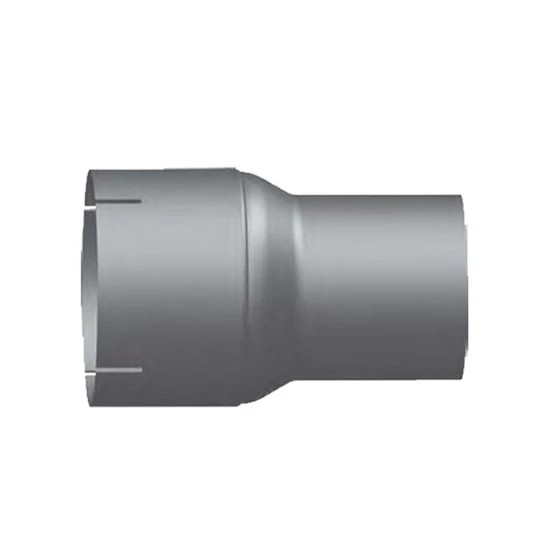 BESTfit Chrome Exhaust Adapter Reducer 7 ID X 5 OD X 8 Inch