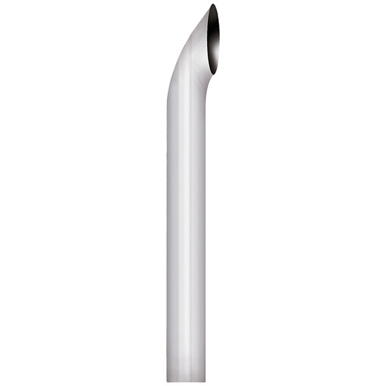 6 OD X 24 Inch West Coast Turn Chrome Top Stack By BESTfit