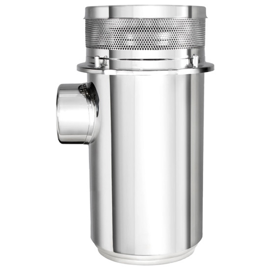 Peterbilt & Kenworth 13 Inch Donaldson Style Stainless Steel Air Cleaner W/ 7 Inch Intake