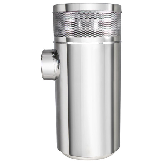 15 Inch Stainless Steel Air Cleaner, Vortox Style For Peterbilt & Kenworth