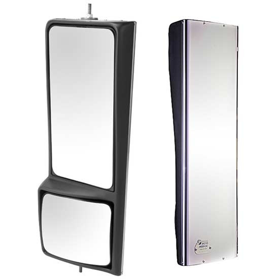 Dual Heated & Motorized Mirrors With Harness