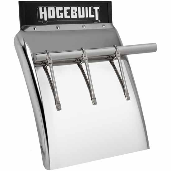 30 Inch Stainless Steel U-Bolt Style Quarter Fenders With Mounting Tubes, By Hogebuilt
