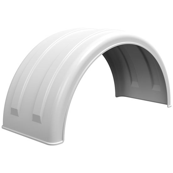 Minimizer Poly Fenders - White For 22.25 Inch & 24.5 Inch Wide Base Tires