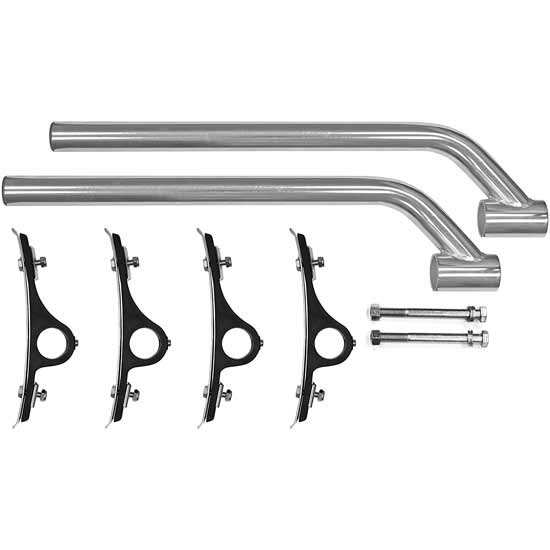 Stainless Steel Fender Mounting Kit For Dual Rear Polyethylene Fenders