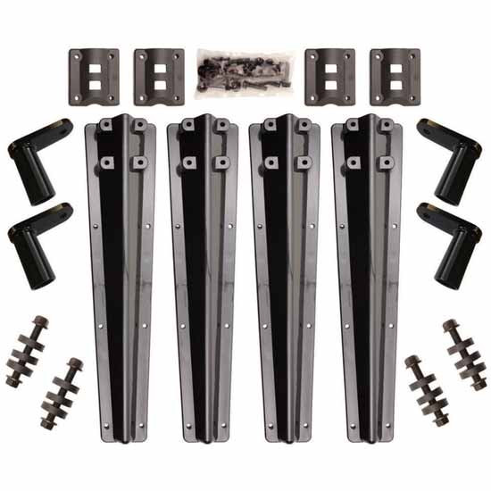 Minimizer Plastic Bolt On Bracket Kit - Carbon Fiber -For Mounting MIN150. MIN1600. MIN1900. MIN221800. MIN2260 AND MIN2480