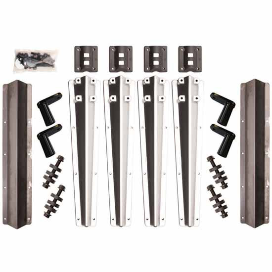 Minimizer Liquid Platium Plastic Bolt On Bracket Kit For MIN200 Fenders