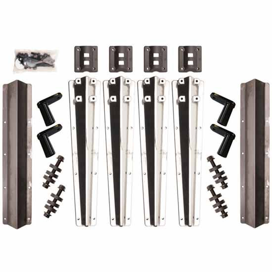 Minimizer Mirror Finish Plastic Bolt On Bracket Kit For Min200 Fenders