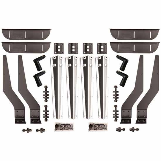 Minimizer Liquid Platium Plastic Bolt On Bracket Mounting Kit For MINTA1554, MINTF900/1554 & MINTA91 Fenders