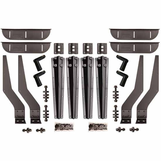 Minimizer Carbon Fiber Plastic Bolt On Bracket Mounting Kit For MINTA1554, MINTF900/1554 & MINTA91 Fenders