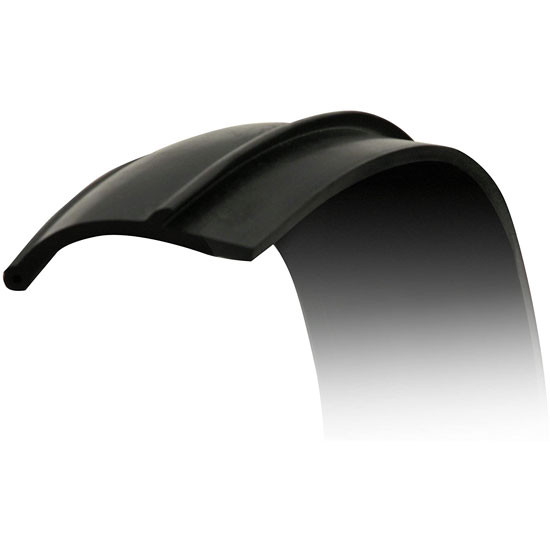 Blind Mount Rubber Fender Extension Adds 2.5 Inches Over Tires - 50 Foot Coil