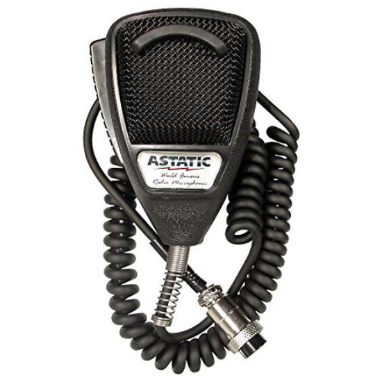 Astatic Noise-Cancelling 4 Pin CB Microphone 636L4B
