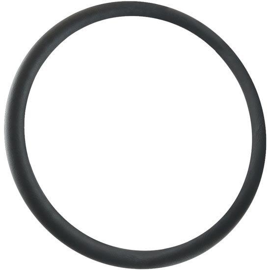 18 Inch Black Leather Wrapped Rim For Steering Creations Inc. Phoenix Steering Wheel