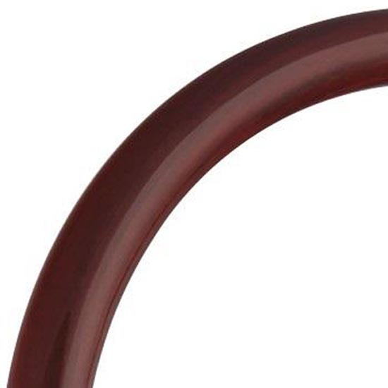 18 Inch Dark Wood Vinyl Half Wrap Steering Wheel Cover