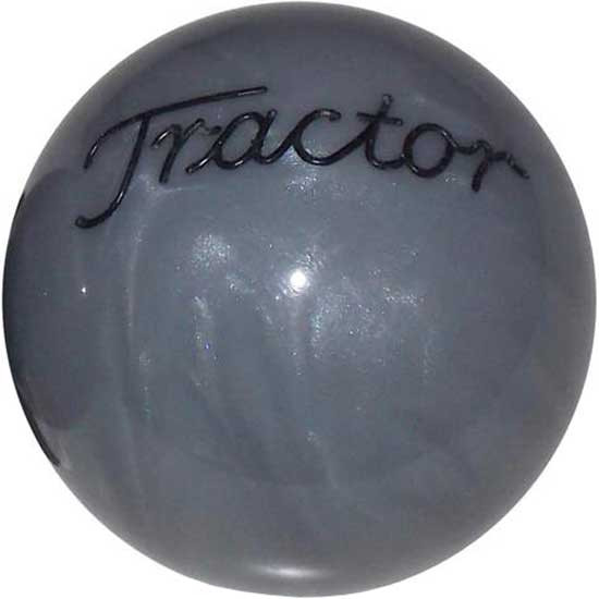 2.125 Inch Pearl Gray Engraved Tractor Brake Knob For Threaded Dash Air Brake Valve
