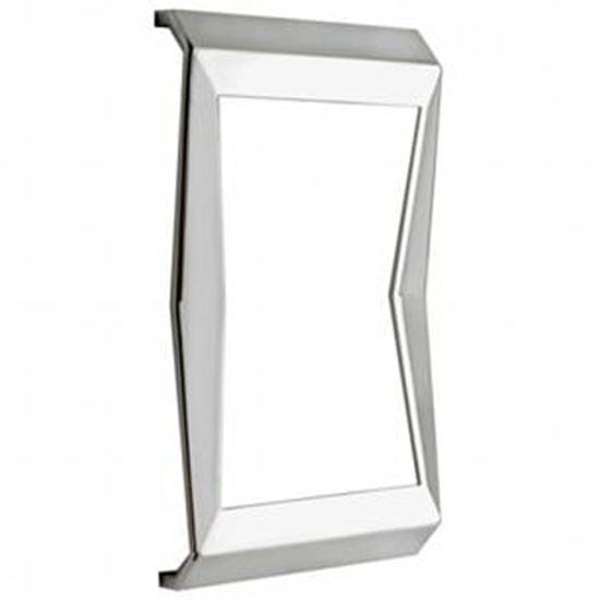 Chrome Plastic Rocker Switch Trim