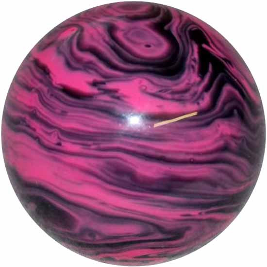 2.125 Inch Marbled Black/Pink Brake Knob For Threaded Dash Air Brake Valve