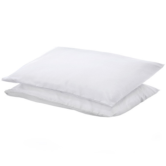 White Microfiber Pillow Cases,  20 X 30 Inch - Set Of 2