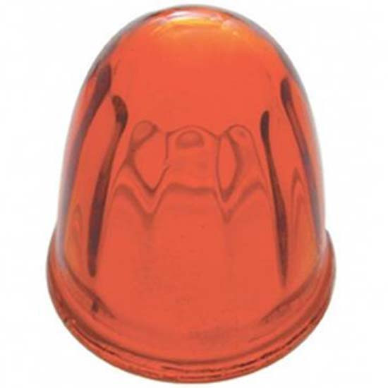 Small Glass Marker Bullet Light Lens - Amber