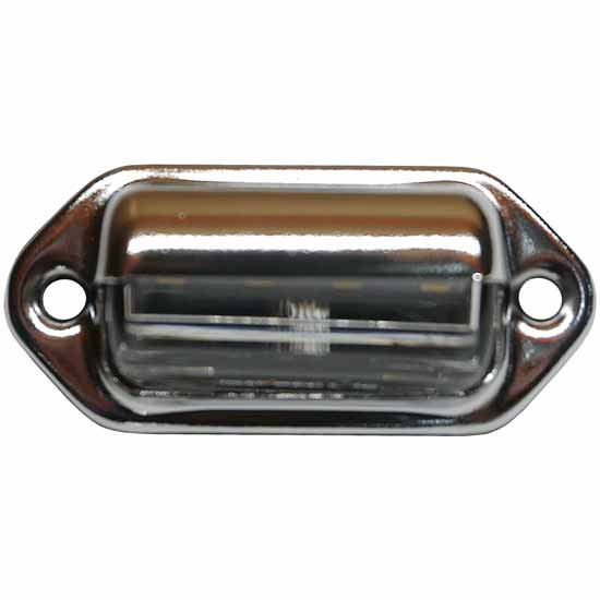 Maxxima LED License Plate Light W/ Chrome-Plated Stainless Steel Bezel