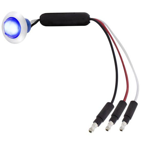 3 LED Dual Function Mini Light W/ Blue LED / Blue Diamond Lens