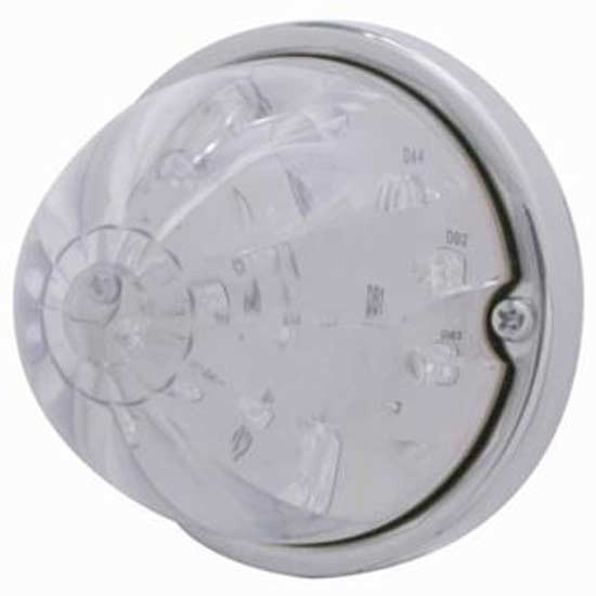 17 LED Watermelon Flush Mount Kit - Red LED/ Clear Lens