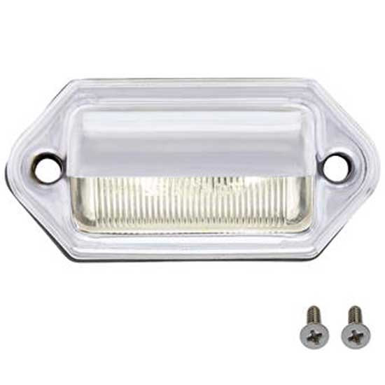 Chrome Competition Series - 2 White Led Chrome License Plate Light/ Utility Light