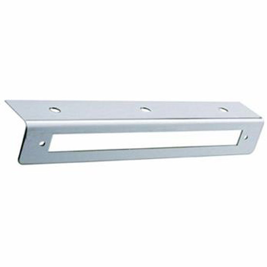 Stainless Steel 9 3/4 Inch Light Bracket W/ 9 Inch Light Bar Cutout