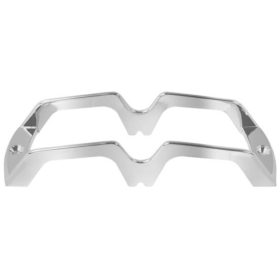 Chrome Diecast Lens Guard For Large Oblong 2 Bulb Marker Light