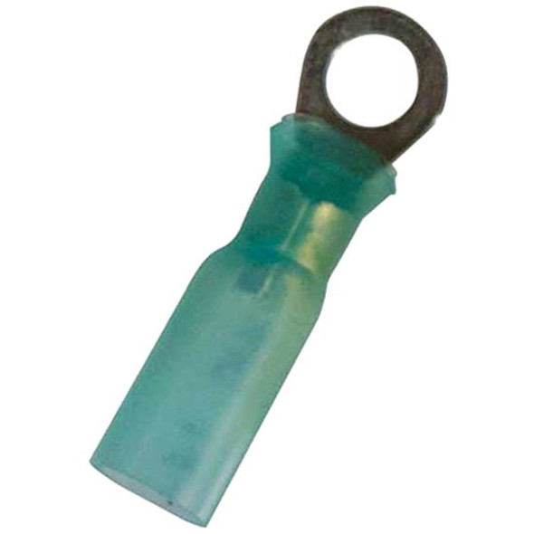16-14 AWG Blue Heat Shrink Ring Terminal For 3/8 Inch Stud - 5 Pack 16-14 AWG Blue Heat Shrink Ring Terminal For 3/8 Inch Stud - 5 Pack