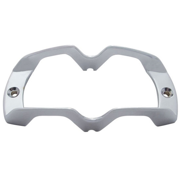 Chrome Light Guard Bezel For Double Bubble Bullseye And Tiger Eye Style Lights Chrome Light Guard Bezel For Double Bubble Bullseye And Tiger Eye Style Lights