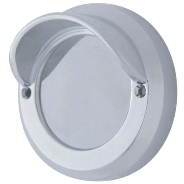 2 Inch Chrome Plastic Mirror Bezel W/ Visor 2 Inch Chrome Plastic Mirror Bezel W/ Visor