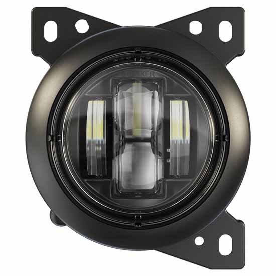 Model 95 Rnd LED Fog Lights, Black Housing Retrofits Paccar P54-1062-200 Driving Lamp