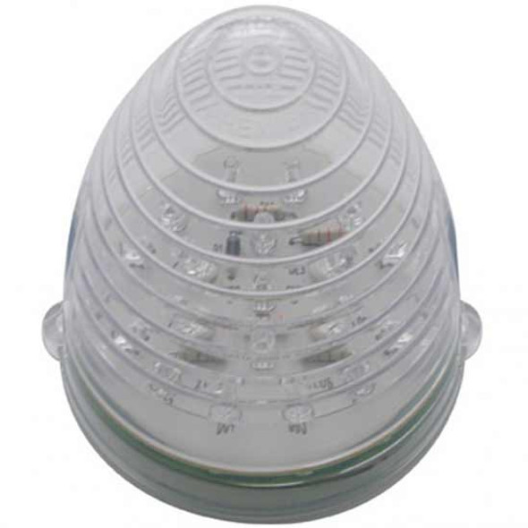 19 Diode Amber LED Clear Lens Beehive Grakon Style Replacement Lens 19 Diode Amber LED Clear Lens Beehive Grakon Style Replacement Lens