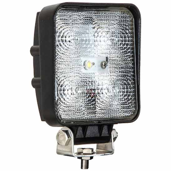 4 Inch Square LED Clear Lens Flood Light - 1050 Lumen