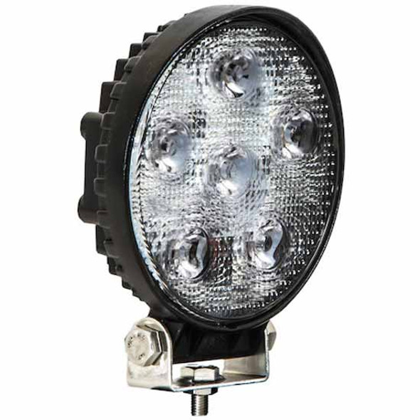 4.5 Inch Clear Lens LED Flood Light W/ Black Housing - 1350 Lumen
