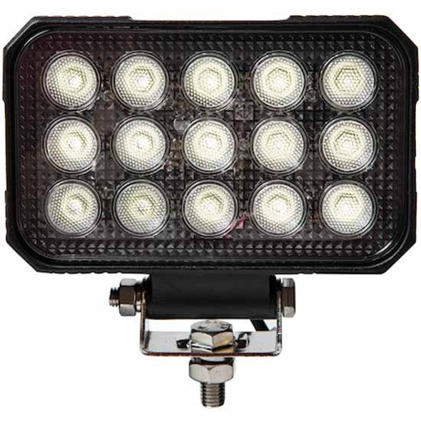 6 Inch Rectangular Clear Lens Ultra Bright LED Flood Light - 9000 Lumen