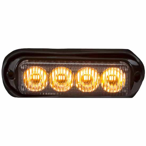 5 Inch Amber LED Mini Strobe Light W/ 19 Flash Patterns 5 Inch Amber LED Mini Strobe Light W/ 19 Flash Patterns