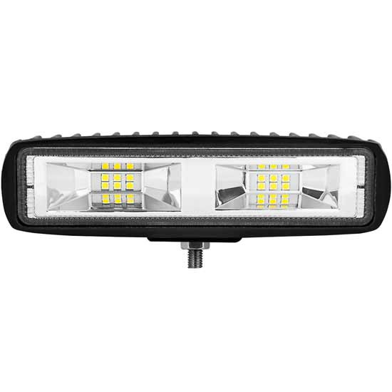 12 Diode 6 Inch Super Wide Flood LED Work Lamp