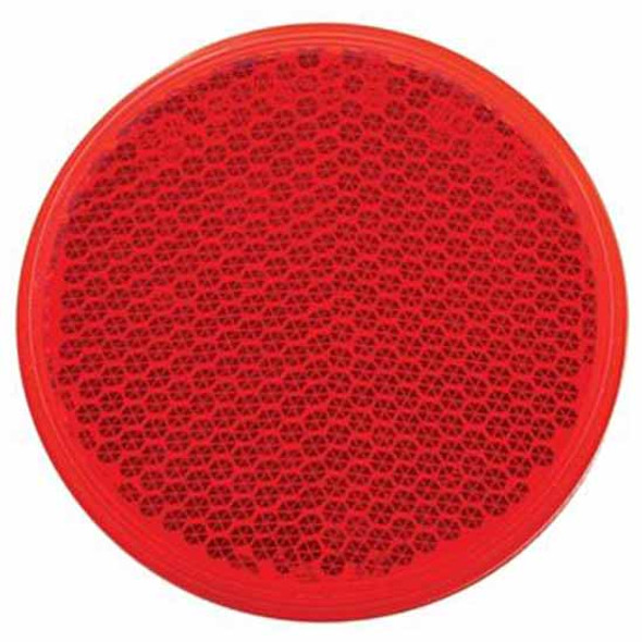 2 3/16 Inch Red Round Quick Mount Reflector 2 3/16 Inch Red Round Quick Mount Reflector