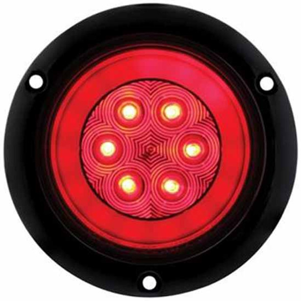 21 LED 4 Inch Flange Mount Glo-Light - Stop. Turn And Tail - Red LED / Red Lens 21 LED 4 Inch Flange Mount Glo-Light - Stop. Turn And Tail - Red LED / Red Lens