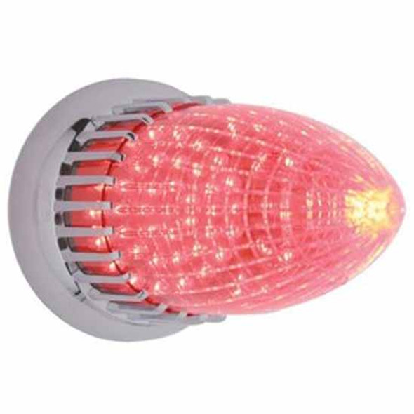 40 Red LED Vintage Torpedo Flush Mount Light Red LED Red Lens 40 Red LED Vintage Torpedo Flush Mount Light Red LED Red Lens