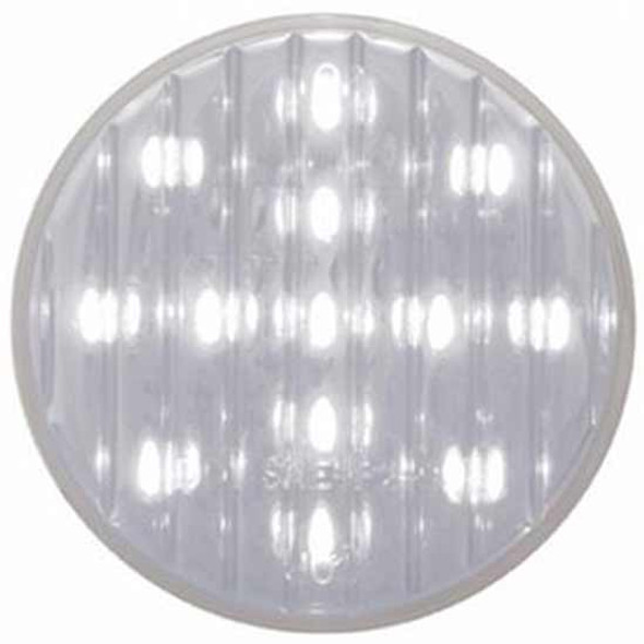 2.5 Inch Round 13 LED Aux. Utility Light - White LED / Clear Lens 2.5 Inch Round 13 LED Aux. Utility Light - White LED / Clear Lens