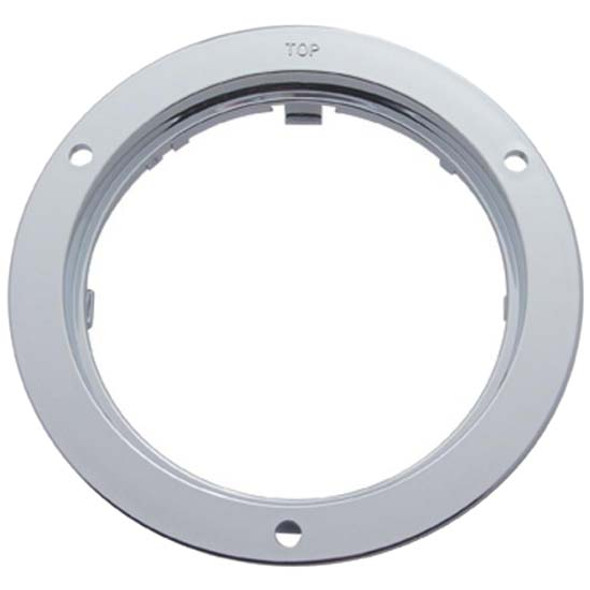 Chrome 4 Inch Snap On Light Flange Chrome 4 Inch Snap On Light Flange