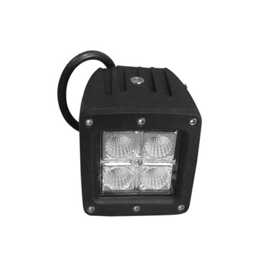 3.25 X 3 Inch 4 Large Diode Square LED Work Light