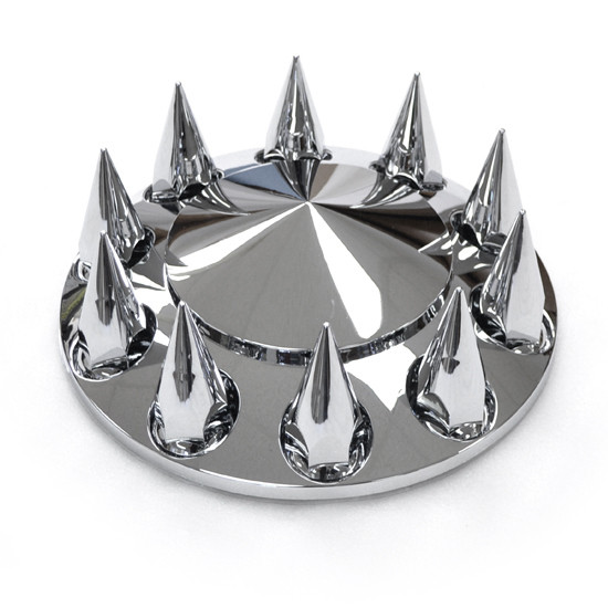 Front Axle Cover With Pointed Center Cap & Spike Nut Covers