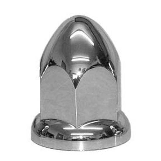 1.5 Inch Chrome Plastic Nut Cover With Flange