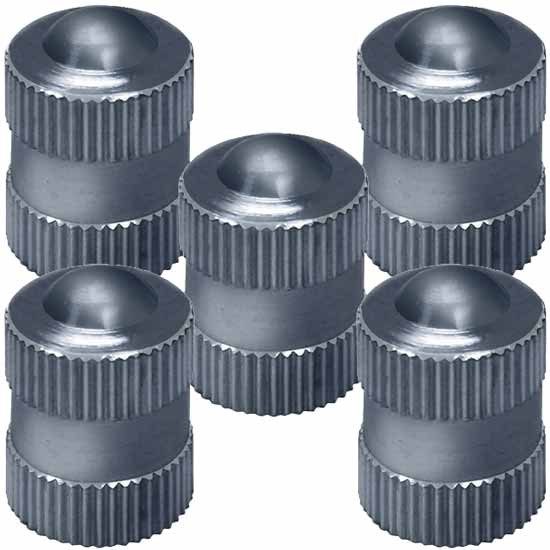 Chrome Valve Tire Stem Cap - Pack Of 5