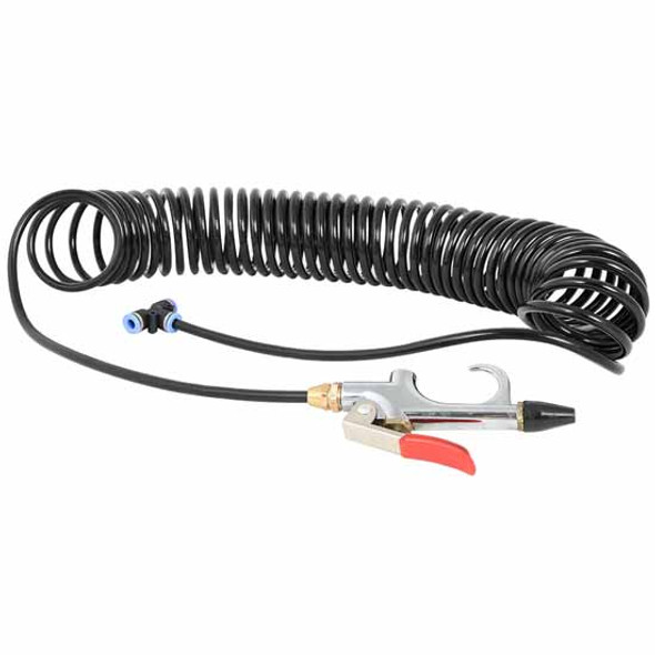 Truck Cab Air Seat Blow Gun Kit W/ 8 Foot Nylon Hose & 2 Interchangeable Nozzle Tips Truck Cab Air Seat Blow Gun Kit W/ 8 Foot Nylon Hose & 2 Interchangeable Nozzle Tips