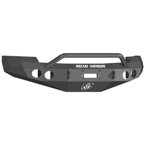 Road Armor Stealth Front Non - Winch Bumper W/ Pre-Runner Guard - Textured Black For Chevrolet Silverado 2500, 3500