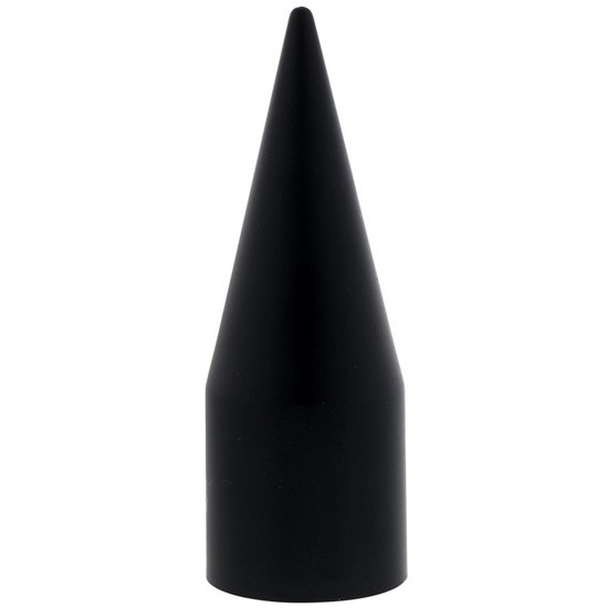 Matte Black Twist On Spike Hubcap Nut Cover For Chevy & GMC Full Size Trucks